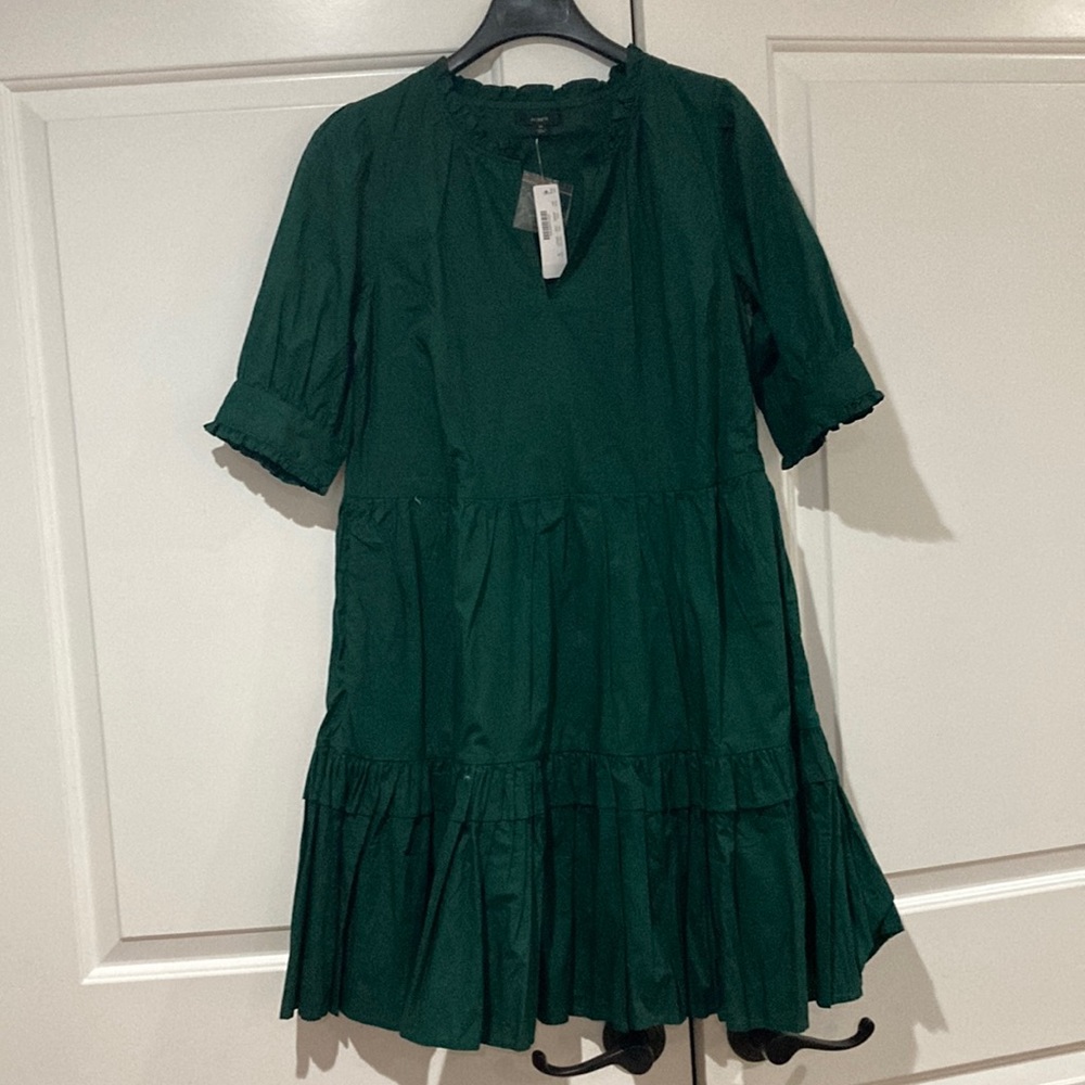 LAST CHANCE🧾J. Crew Jersey Tiered Mini Dress; NWT; size M; Buy 2 @ $60 Sale!🔥
